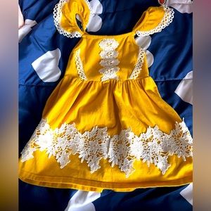 Toddler girls boutique dress fits 4T